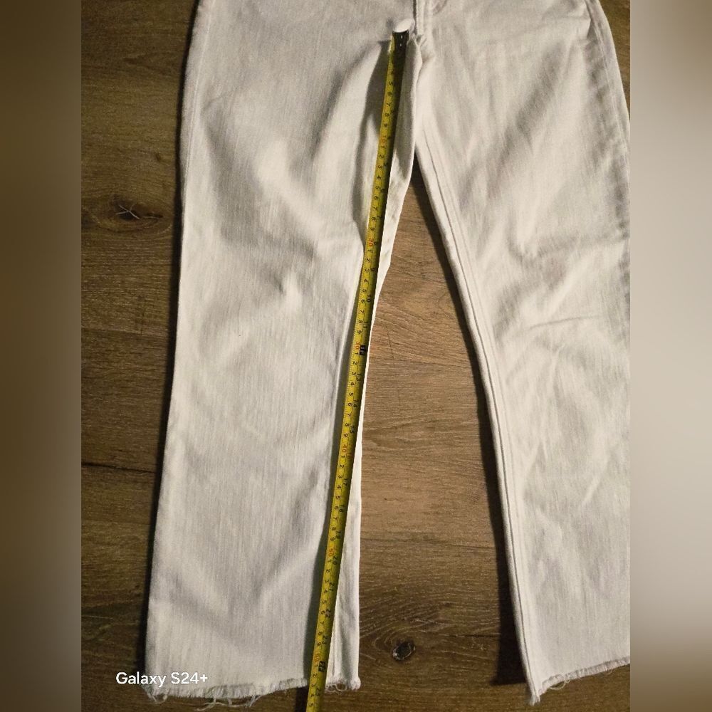 J. Crew White Straight Leg Denim - Picture 5 of 7